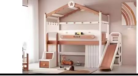 #@Factory OEM/ODM Wooden Bunk  - Bunk Bed With Stairs And Slide review and price